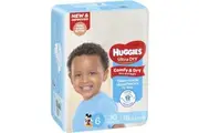Huggies Ultra Dry Nappies Size 6 Junior Boy 16+kg 30's