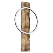 Interior BOYAL Wall Light 12W 3000K Black Brown Rustic - 99353