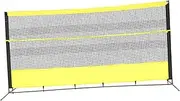 Tennis Rebound Net Barrier Netting with Carry Bag Rebounder Net Single Practice Backstop Net for Court Courtyard Professional