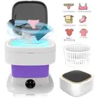 Portable Mini Washing Machine Foldable Spin Dryer for Clothes Towels Underwear