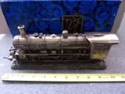 Veronese Design 10 1/2" Steam Train Engine Antique Bronze finish Resin Statue