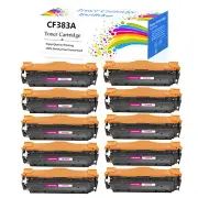 10PK CF383A Magenta Toner Cartridge Fit for HP 312A Laser jet Pro MFP M476dn /dw