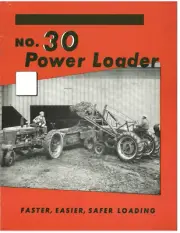 No. 30 Power Loader for IH Farmall Tractor Tractor H M Manure Front End Loader