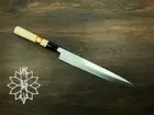 Yanagiba Knife 18cm / 7.1in Sakai Kikumori Japanese White Steel Sashimi Knife