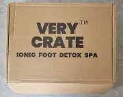 Factory Sealed NEW VERY CRATE Ionic Detox Foot Bath Machine Negative Hydrogen