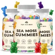 Sea Moss Gummies, Contains Irish Sea Moss, Extract, Burdock Root, Bladderwrac...