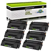 6 PACK CF287A 87A Toner fit for HP LaserJet Enterprise M506dn M506n M506x M527f