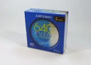 5x Unopened box packaged Mitsubishi 3.5inch 640MB Rewritable MO Disk