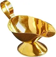 WATIIFUFU Elegant Thickened Stainless Steel Gravy Boat Stylish Condiment Server for Sauces and Dressings Ergonomic Design for Easy Pouring Restaurant