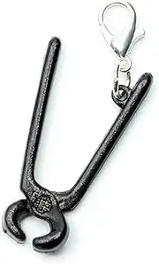 [Miniblings] Pliers Charm Pendant Pliers Tool Miniature Workshop – Handmade Fashion Jewellery – Silver Plated Pendant Charm Bracelet – Pendant for Bracelet, 34mm, Metal