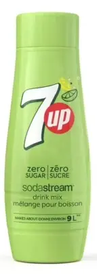 SodaStream 7up Zero Sugar Drink Mix, 440ml/14.9oz