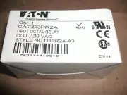 EATON D3PR2P DPDT OCTAL RELAY W/TEST BUTTON 6V COIL - 6 AVAILABLE