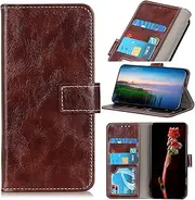 Oppo A78 5G Case, Sturdy Practical Oppo A78 5G Phone Case, Magnetic Flip Wallet Case for Oppo A78 5G Case, Brown