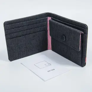 Herschel Roy Bi-Fold Wallet 灰黑 灰色 RFID 防盜 帆布 皮夾 男生 短夾 錢包 現貨