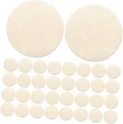 SHERCHPRY Face Exfoliating Pads 36 Pack Natural Loofah for Face Facial Exfoliating Pads Exfoliator