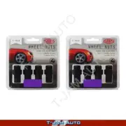 SAAS Wheel Nuts Mag 12x1.25 Blk 43mm 2x5PK for Suzuki ALL