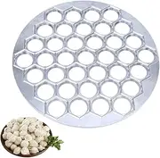 PelmeniMold, Wonton Maker PelmeniMold, 12/37 Holes Aluminum Alloy DumplingMold, Kitchen Dough Press Ravioli Making Mould DumplingMold Maker for Make Dumplings Manually
