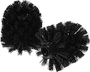 Toilet Brush Replacement Heads Pcs Stiff Bristles Easy Replacement for Bathroom Cleaning