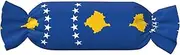 GaxfjRu Flag of Kosovo print Men's Crewneck Sweater Soft Casual Sweaters for Men Classic Loose Fit Pullover Sweaters