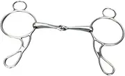 Horse Bit Mouth Bit Ring Snaffle Bit H Shape Stallion Training Bit Horse Snaffle for Horse Bridle Horse Chewing Equestrian