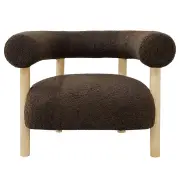Rocco Chair - Sherpa Chocolate