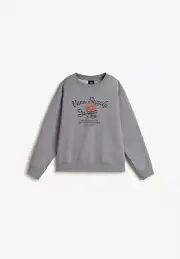 Brand New Vans Kids Supply Boutique Crew Sweater Cement Heather Size M(10-12)