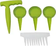 Seedling Dibber,14X Sowing Set | Multifunctional Gardening Spacer Tools Handheld Dibber and Widger for Bigger Harvests