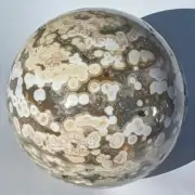 OCEAN JASPER Sphere Orbicular Quartz CRYSTAL BALL Madagascar 2.9 in 74mm 533g