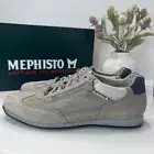 Mephisto Leon Suede Lace up/Zip Comfort Sneakers Cloud Men's US 8.5 Tried on
