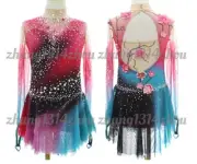 514.Figure skating dress custom made skate skirt