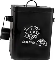 BCOATH Large Capacity Dog Food Container Lidded Storage Bin for Pet Food Multi Functional Bucket with Airtight Lid Durable and Safe and Cats for Home Use