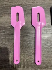 New Tupperware Pink or Dark Pink Paddle Scraper Spatula, set of 2, Free shipping