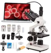 Compound trinocular Microscope, 40X-5000X Trinocular electron microscope