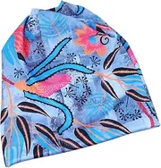 [WOFASHPURET] Night Scrub Hats Women Breathable Knitted Hat Scarf Pretied Scarf for Women Ladies Hat Windproof Headscarf Hair Loss Chemo Sweatband Cap Teacup Necklace Headgear Blue