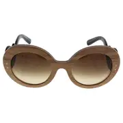 Prada Prada SPR 27R IAM-6S1 - Nut Canaletto/Brown Shaded by Prada for Women - 55-22-135 mm Sunglasses