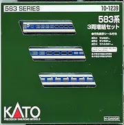 KATO 10-1239 N Gauge 583 Series, Expanded, Set of 3, Railway Model Train