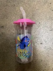 Finding Dory kids tumbler cup with lid and straw