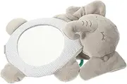 Bed Hanging Dolls for Babies Mirror Babies Dolls B Cartoon Doll Animal Shape Mirror Plush Grey