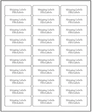 30 UP Address Labels for Inkjet Printers 1" x 2-5/8", Pack of 4500 Labels