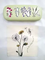 NEW Disney Tinkerbell Fairy Clamshell Hard Glasses Case Kids