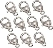 PLAFOPE 10pcs Alloy Lobster Clasp Keychain Buckle Hook for DIY Jewelry Necklace Bracelet Keyring