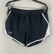 Under Armour Women's Fly by 2.0 Running Shorts Size Medium Black White