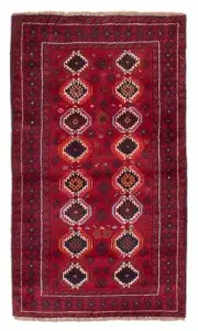Traditional Vintage Hand-Knotted Carpet 3'3" x 5'6" Wool Area Rug