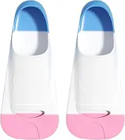 Swim Fins, Silicone Flippers, Adult Floating Gear, Flexible Lightweight Fit, Includes Mesh Storage Bag, for Diving Pool Training Travel, Swim Flippers