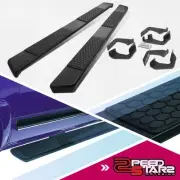 5"OD SS Black Flat Running Boards Nerf Bar Assembly for 07-21 Tundra Crew Cab