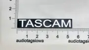 TASCAM BR-20 Tape Deck Badge Custom Aluminum