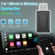 Wireless Carplay Adapter & Android Auto Wireless Adapter, 2 in 1 Auto Car Play