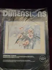 Dinensions Crewel Kit 1337 Springtime Flowers