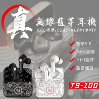 在飛比找樂天市場購物網優惠-【嚴選外框】 TWS TS-100 真無線 藍芽耳機 藍芽5