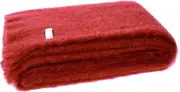 Masterweave Windermere Mohair Throw Rug - Tamarind